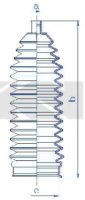 Пильовик, рульове управління MERCEDES-BENZ A2044630396