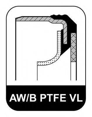 Кільце ущільнювача, колінчастий вал; Ущільнювальне кільце 545.800 ELRING