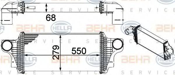Інтеркулер BEHR HELLA SERVICE 8ML 376 754-621