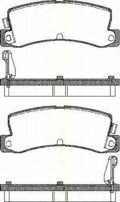 Комплект гальмівних колодок, дискове гальмо