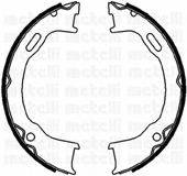 Комплект гальмівних колодок, стоянкова гальмівна система 53-0364 METELLI