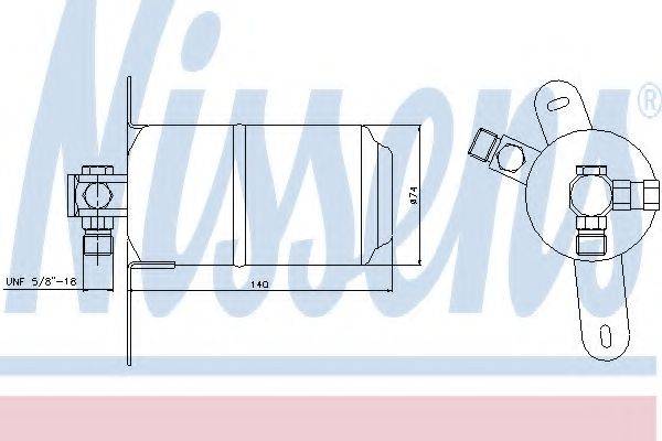 Осушувач, кондиціонер 95184 NISSENS