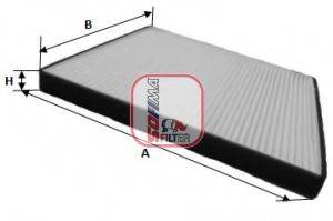 Фільтр, повітря у внутрішньому просторі S 3208 C SOFIMA