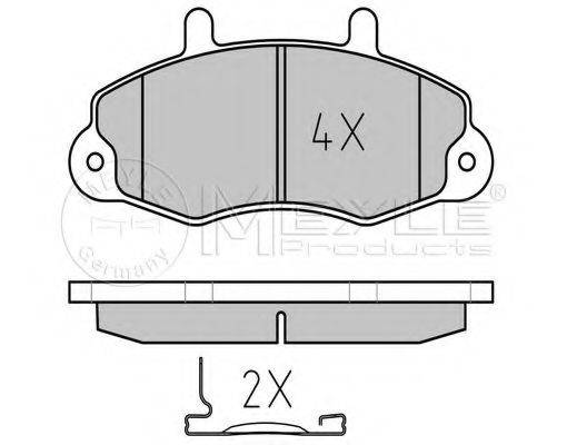 Комплект гальмівних колодок, дискове гальмо