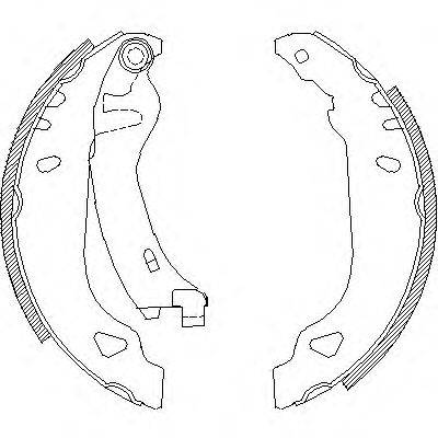 Комплект гальмівних колодок 4179.01 ROADHOUSE