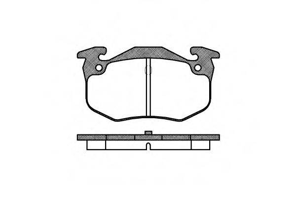 Комплект гальмівних колодок, дискове гальмо 2144.60 ROADHOUSE