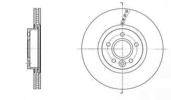 гальмівний диск 61589.10 ROADHOUSE