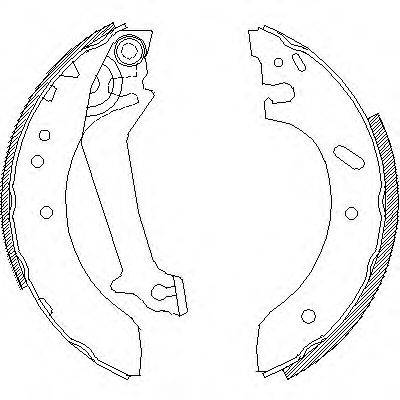 Комплект гальмівних колодок 4670.00 ROADHOUSE