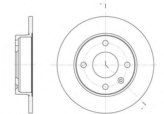 гальмівний диск 6094.00 ROADHOUSE