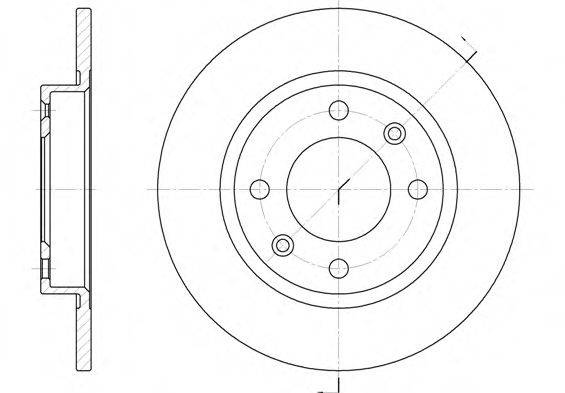 гальмівний диск 6136.00 ROADHOUSE