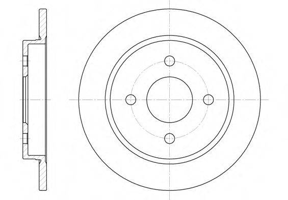 гальмівний диск 6155.00 ROADHOUSE