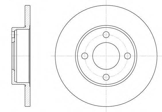 гальмівний диск 6181.00 ROADHOUSE