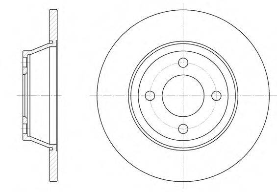 гальмівний диск 6287.00 ROADHOUSE