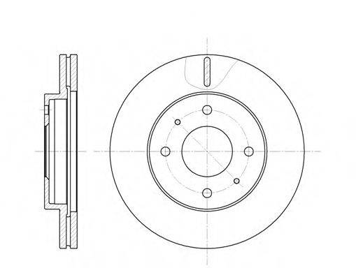 гальмівний диск 6391.10 ROADHOUSE