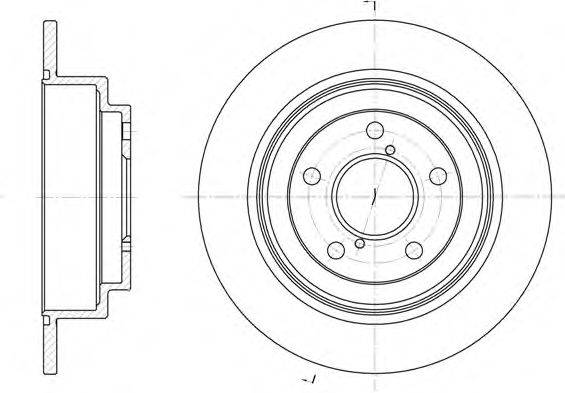 гальмівний диск 6398.00 ROADHOUSE