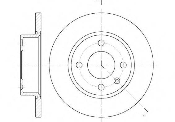 гальмівний диск 6425.00 ROADHOUSE