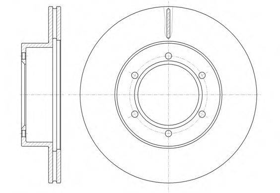 гальмівний диск 6497.10 ROADHOUSE