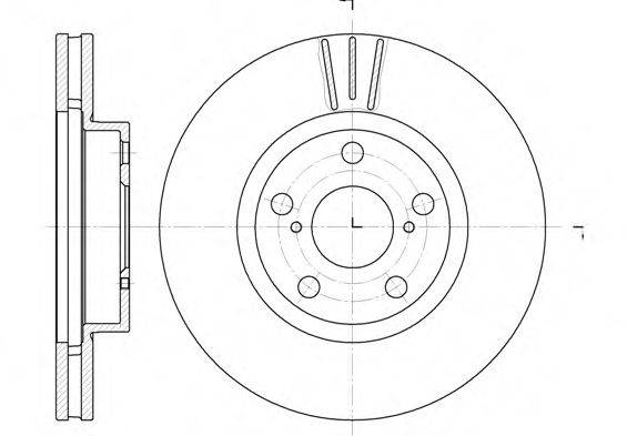 гальмівний диск 6577.10 ROADHOUSE