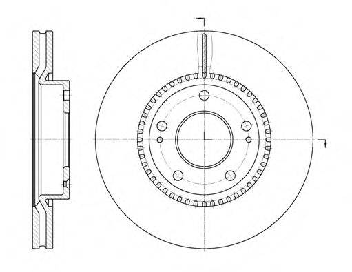 гальмівний диск 6663.10 ROADHOUSE