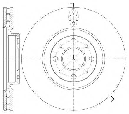 гальмівний диск 6734.10 ROADHOUSE
