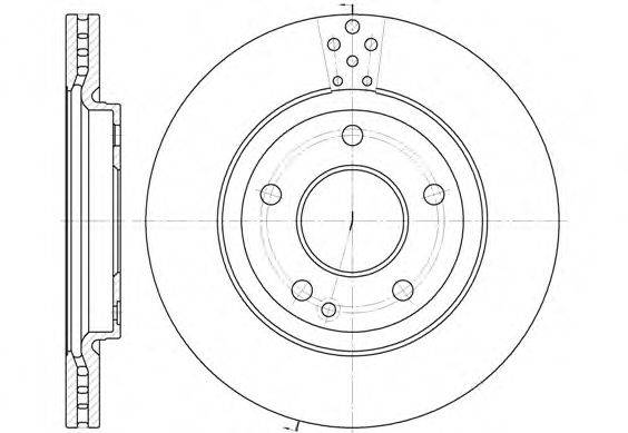 гальмівний диск 6748.10 ROADHOUSE