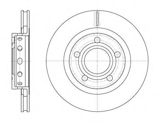 гальмівний диск 6822.10 ROADHOUSE