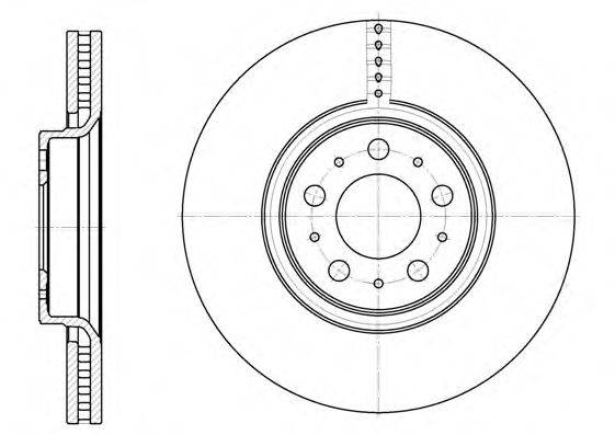 гальмівний диск 6866.10 ROADHOUSE