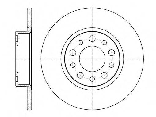 гальмівний диск 6967.00 ROADHOUSE