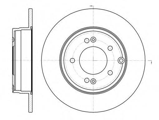 гальмівний диск 6989.00 ROADHOUSE