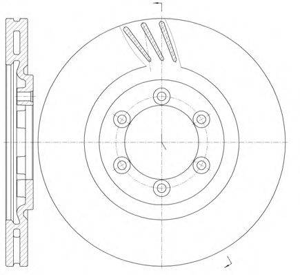 гальмівний диск 61000.10 ROADHOUSE