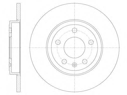 гальмівний диск 61011.00 ROADHOUSE