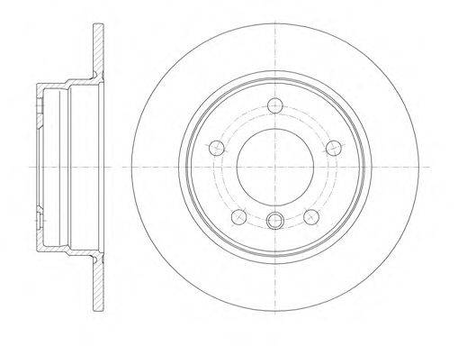 гальмівний диск 61013.00 ROADHOUSE