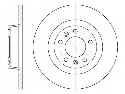 гальмівний диск 61053.00 ROADHOUSE