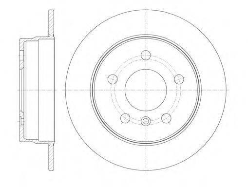 гальмівний диск 61065.00 ROADHOUSE