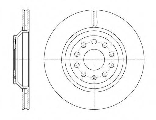 гальмівний диск 61172.10 ROADHOUSE