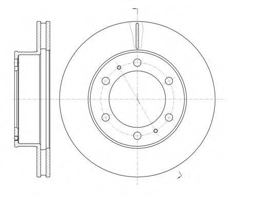 гальмівний диск 61205.10 ROADHOUSE