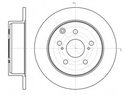 гальмівний диск 61324.00 ROADHOUSE