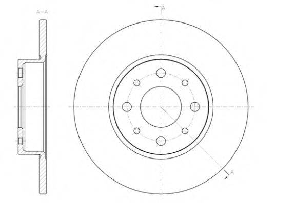 гальмівний диск 61390.00 ROADHOUSE