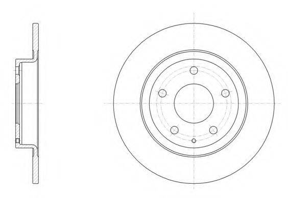 гальмівний диск 61519.00 ROADHOUSE