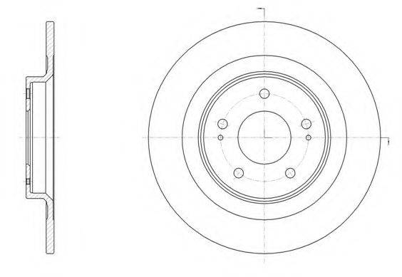 гальмівний диск 61528.00 ROADHOUSE