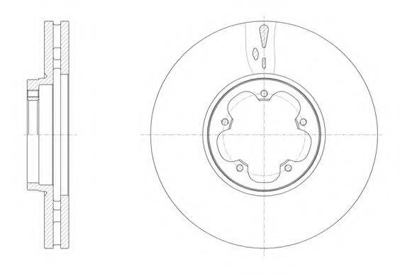 гальмівний диск 61565.10 ROADHOUSE