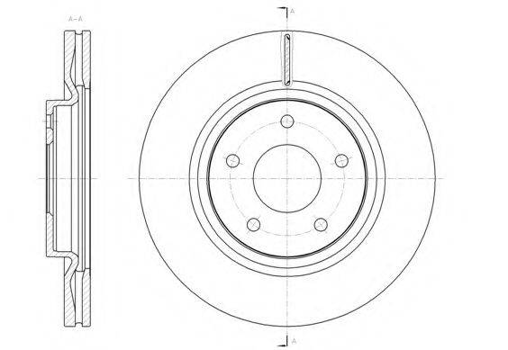 гальмівний диск 61580.10 ROADHOUSE