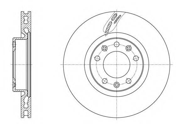 гальмівний диск 61583.10 ROADHOUSE