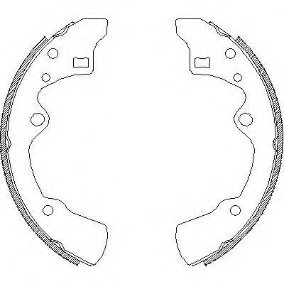 Комплект гальмівних колодок