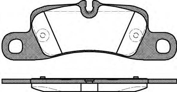 Комплект гальмівних колодок, дискове гальмо