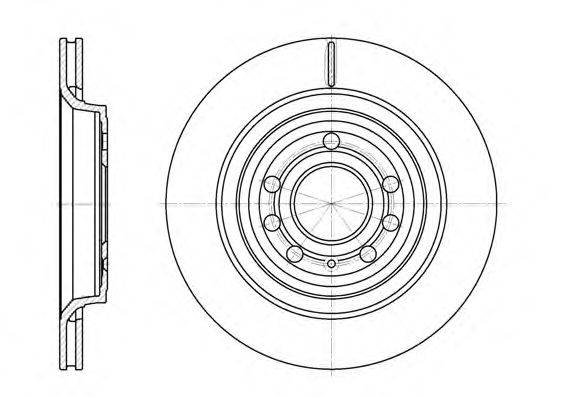 гальмівний диск 6686.10 REMSA