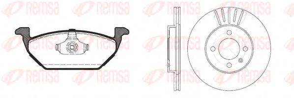 Комплект гальм, дисковий гальмівний механізм 8633.03 REMSA