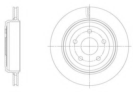 гальмівний диск 61513.10 REMSA