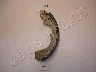 Комплект гальмівних колодок GF-811AF JAPANPARTS