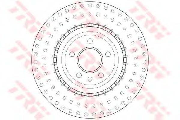 гальмівний диск DF6149S TRW